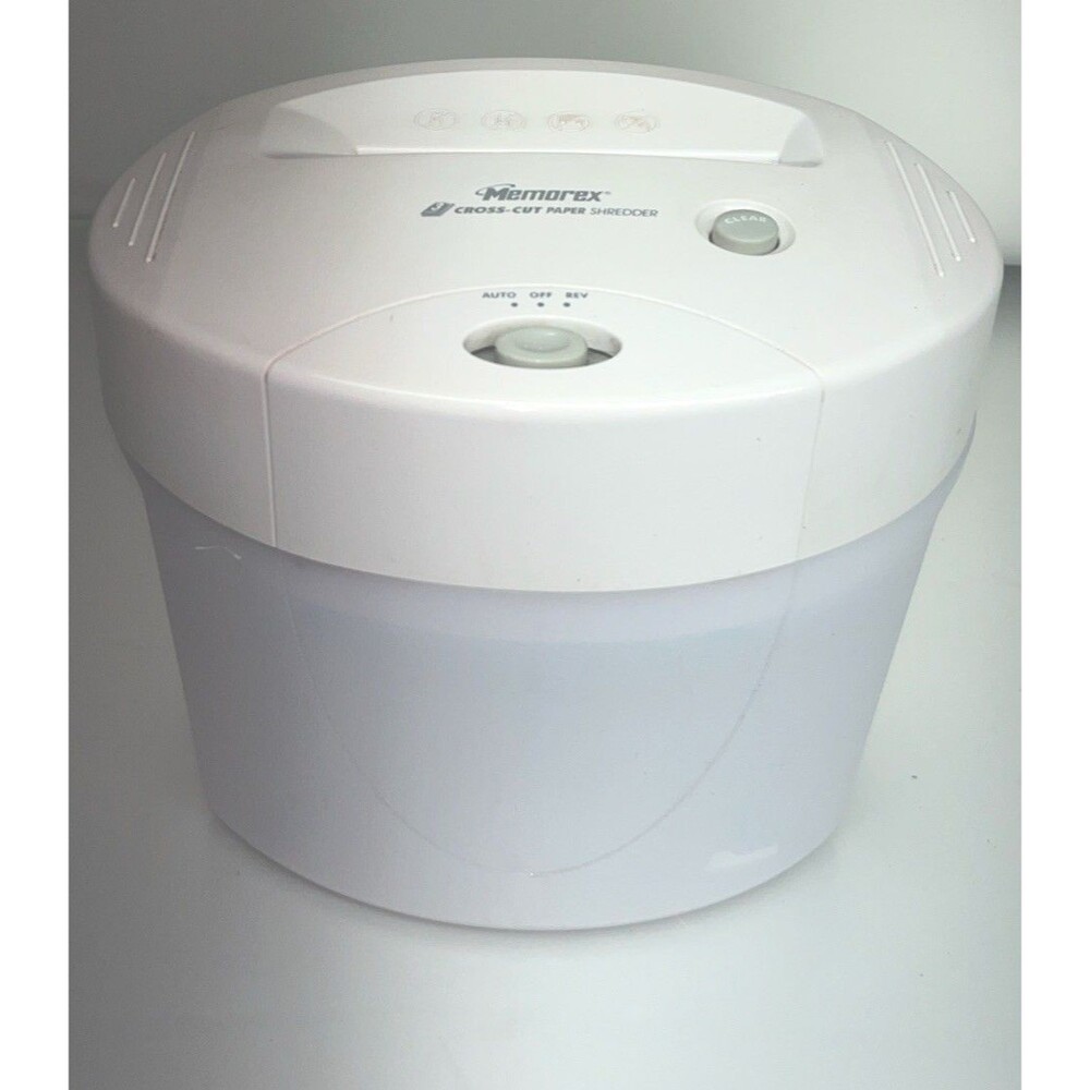 Memorex MPS1450 Desktop Cross-Cut Paper Shredder Compact Home Office Tested